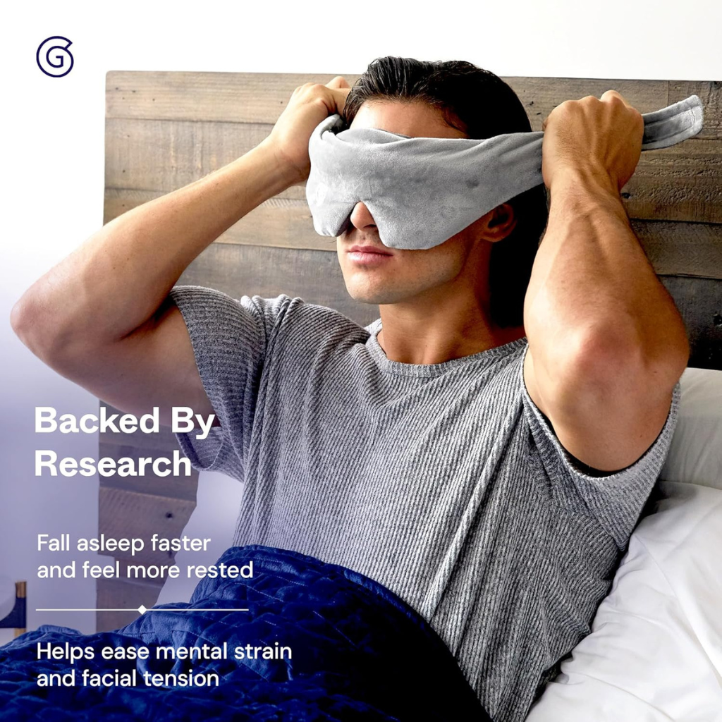 Gravity Weighted Sleep Mask