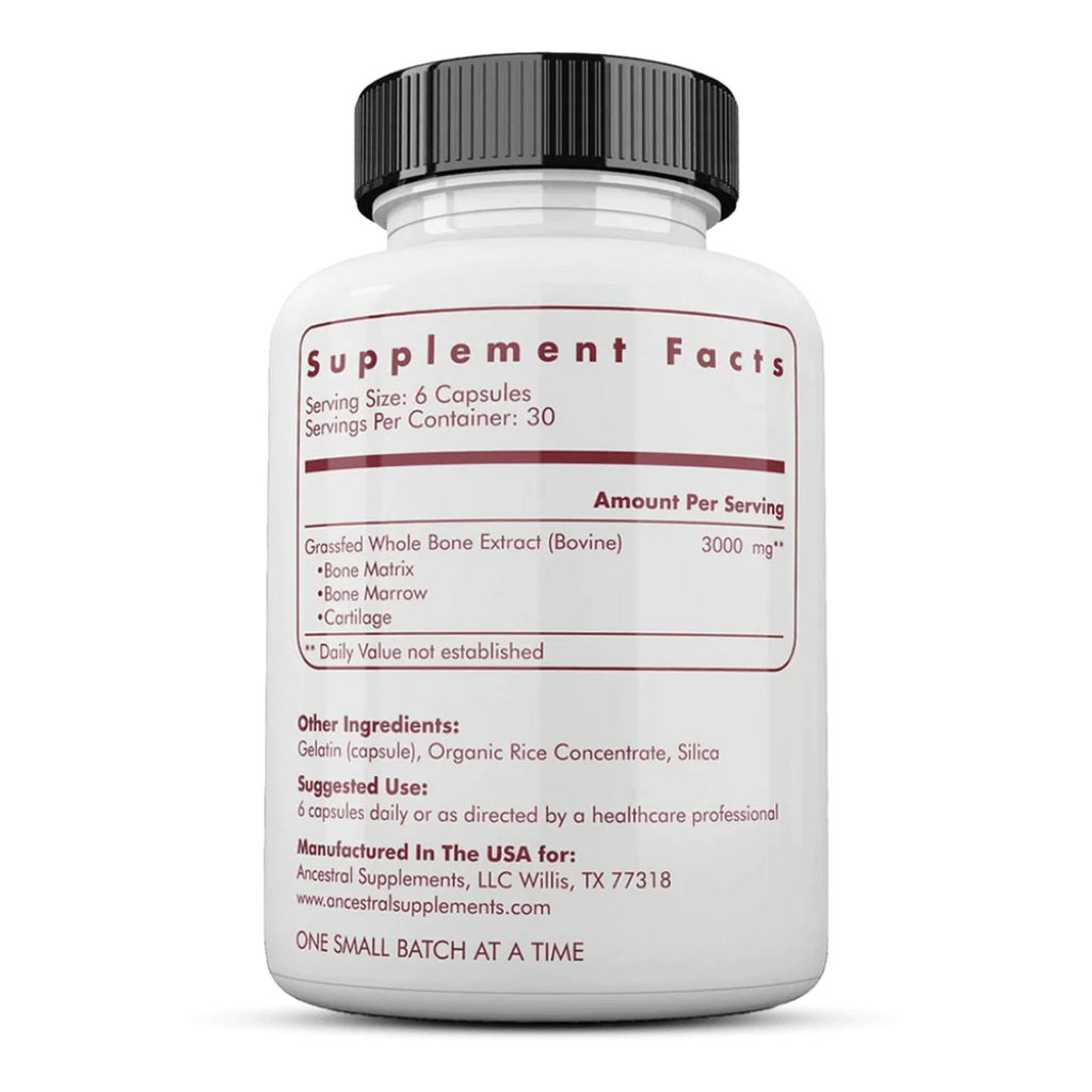 Ancestral Grass Fed Bone and Marrow