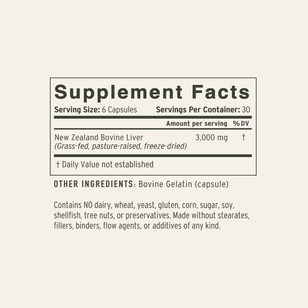 Pastured Beef Liver - Enviromedica