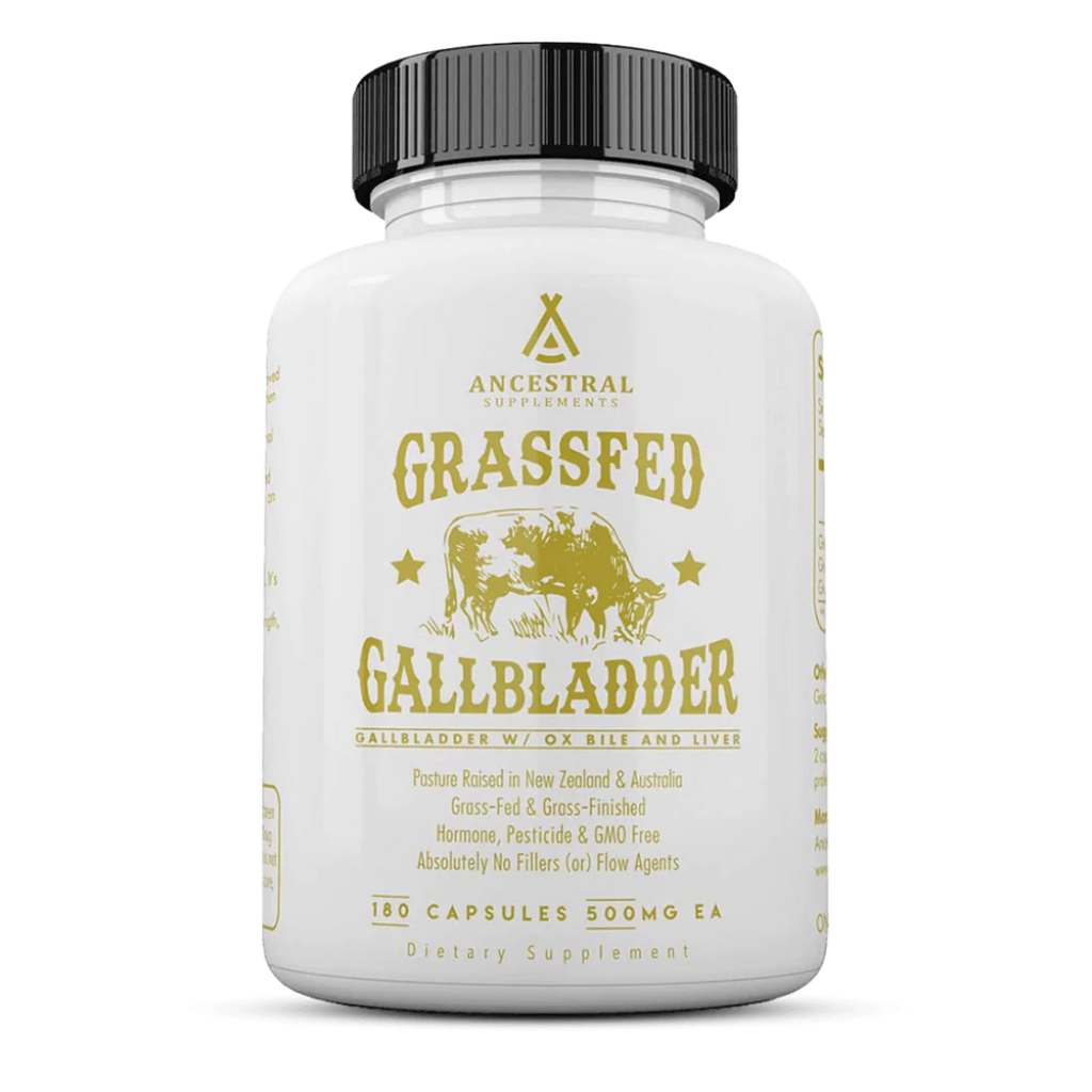 Ancestral Grass Fed Gallbladder w/ Ox Bile and Liver
