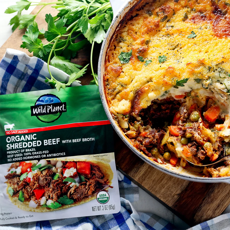 Organic Shredded Beef (NO SALT)