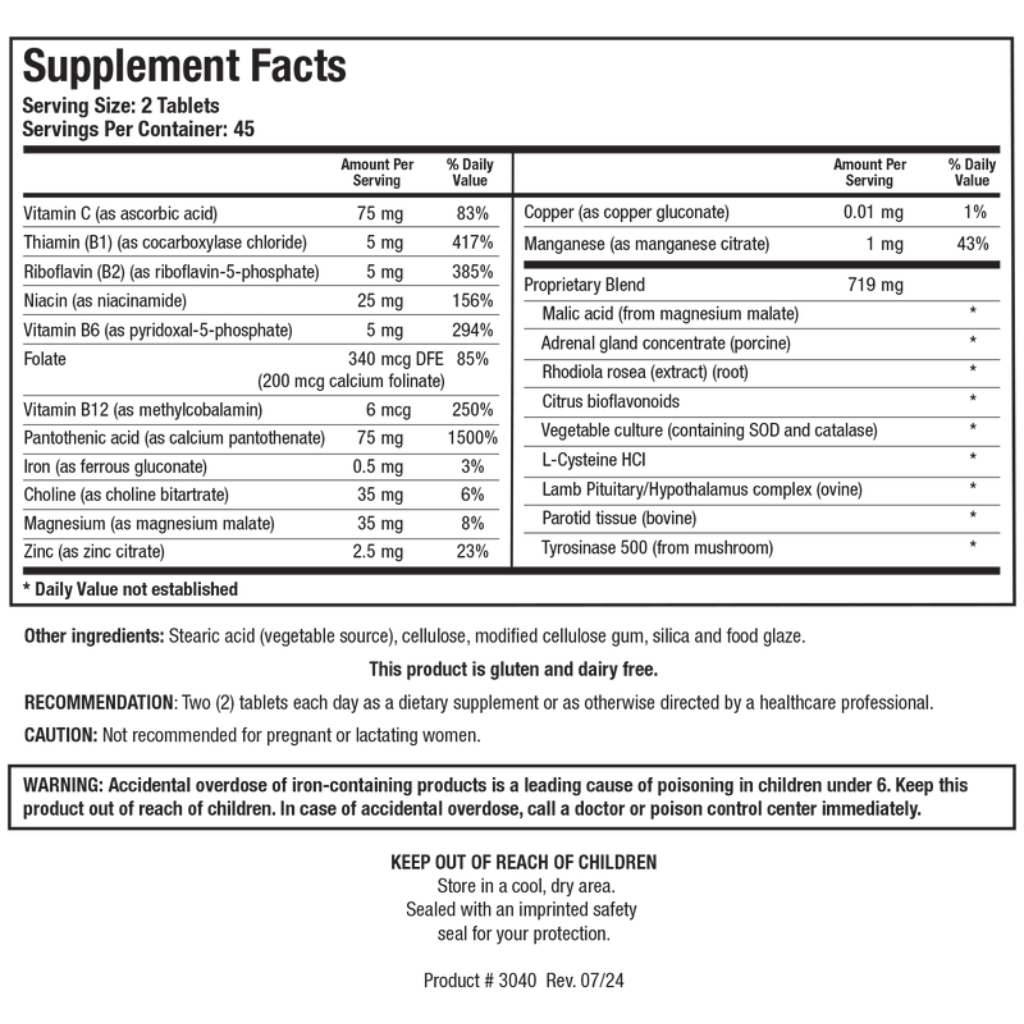 ADB5 Plus (Adrenal Fatigue) - 90ct