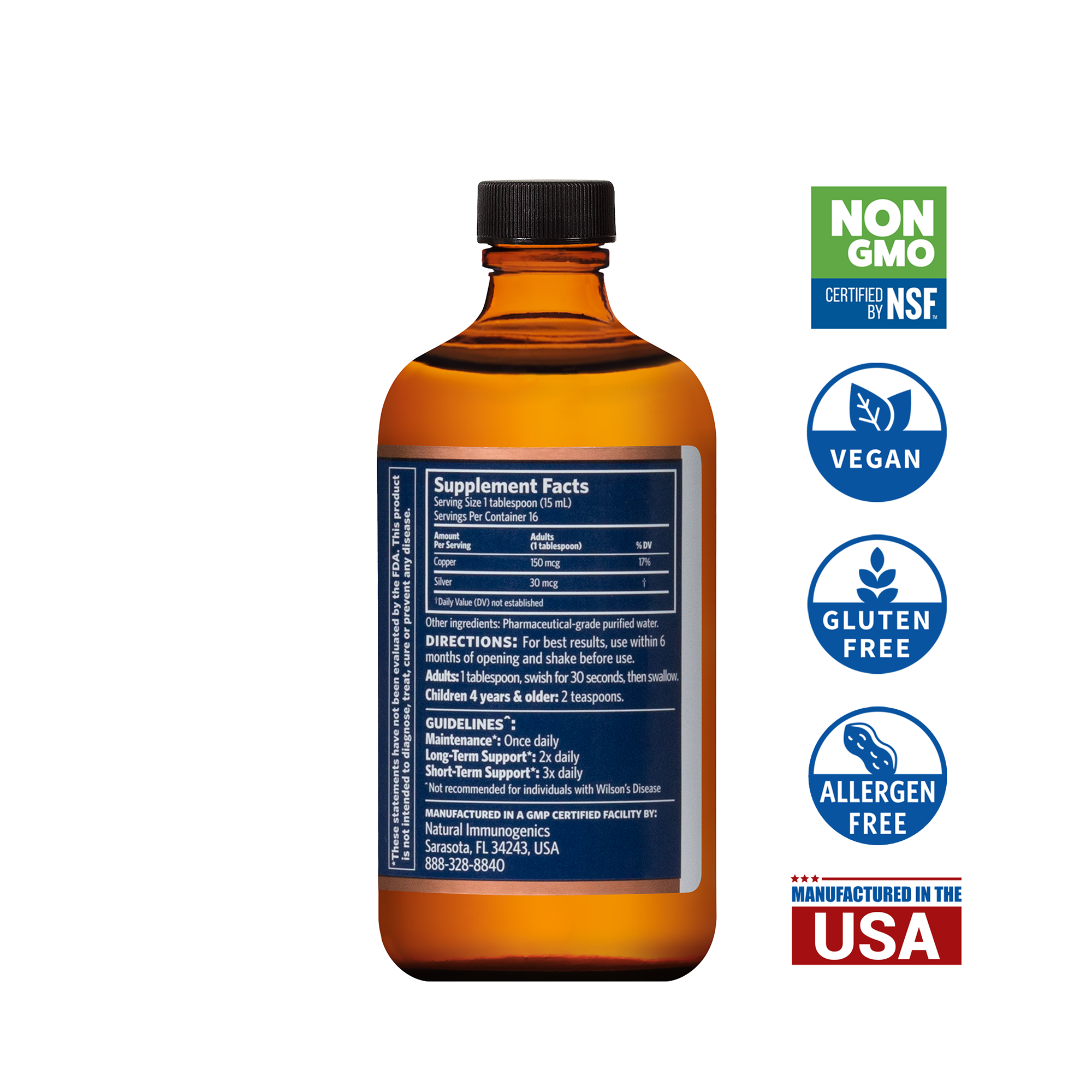 Bio-Active Copper Hydrosol