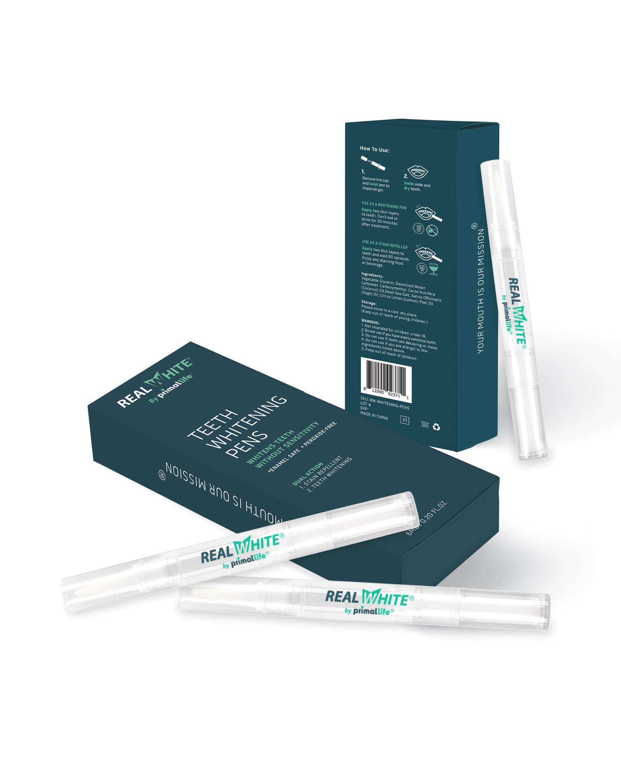 V4 Real White Teeth Whitening System