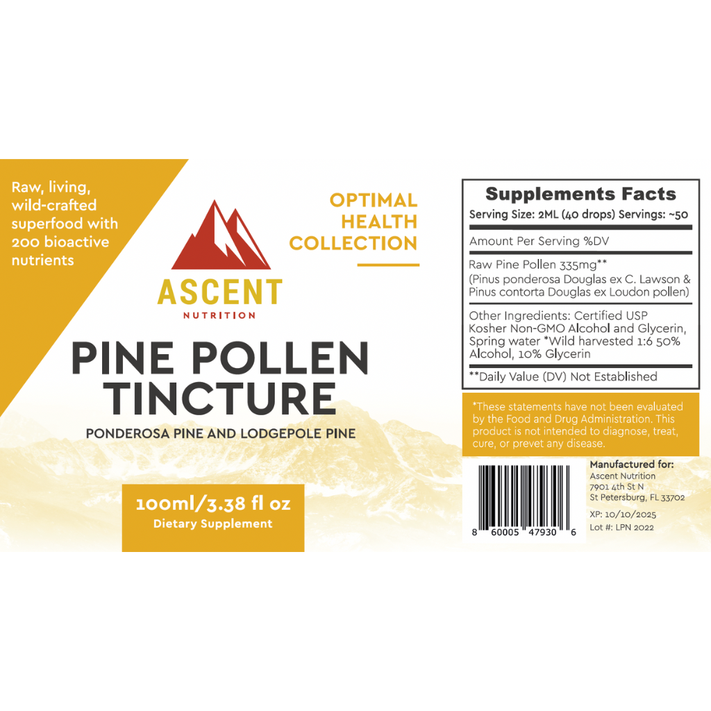 Wild-Harvested Pine Pollen Tincture