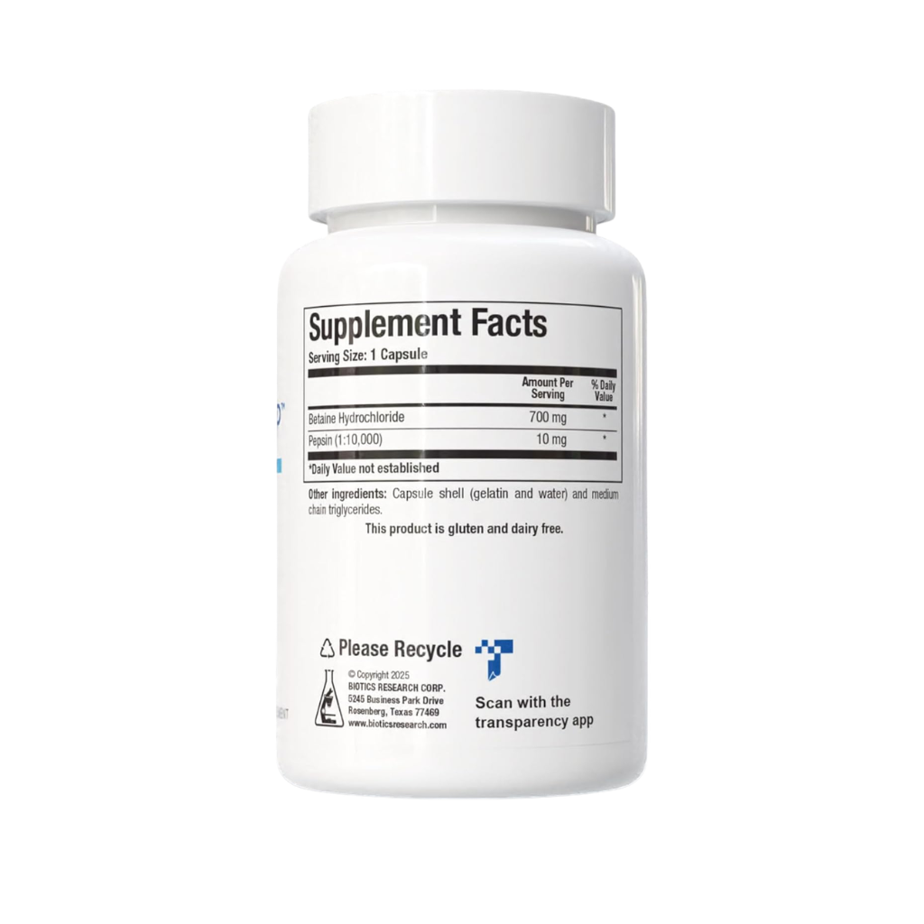 Betaine Plus HP (Stomach Acid - Stronger) - 90ct