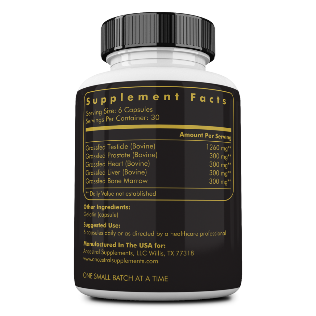 Ancestral Male Optimization Formula w/ Organs