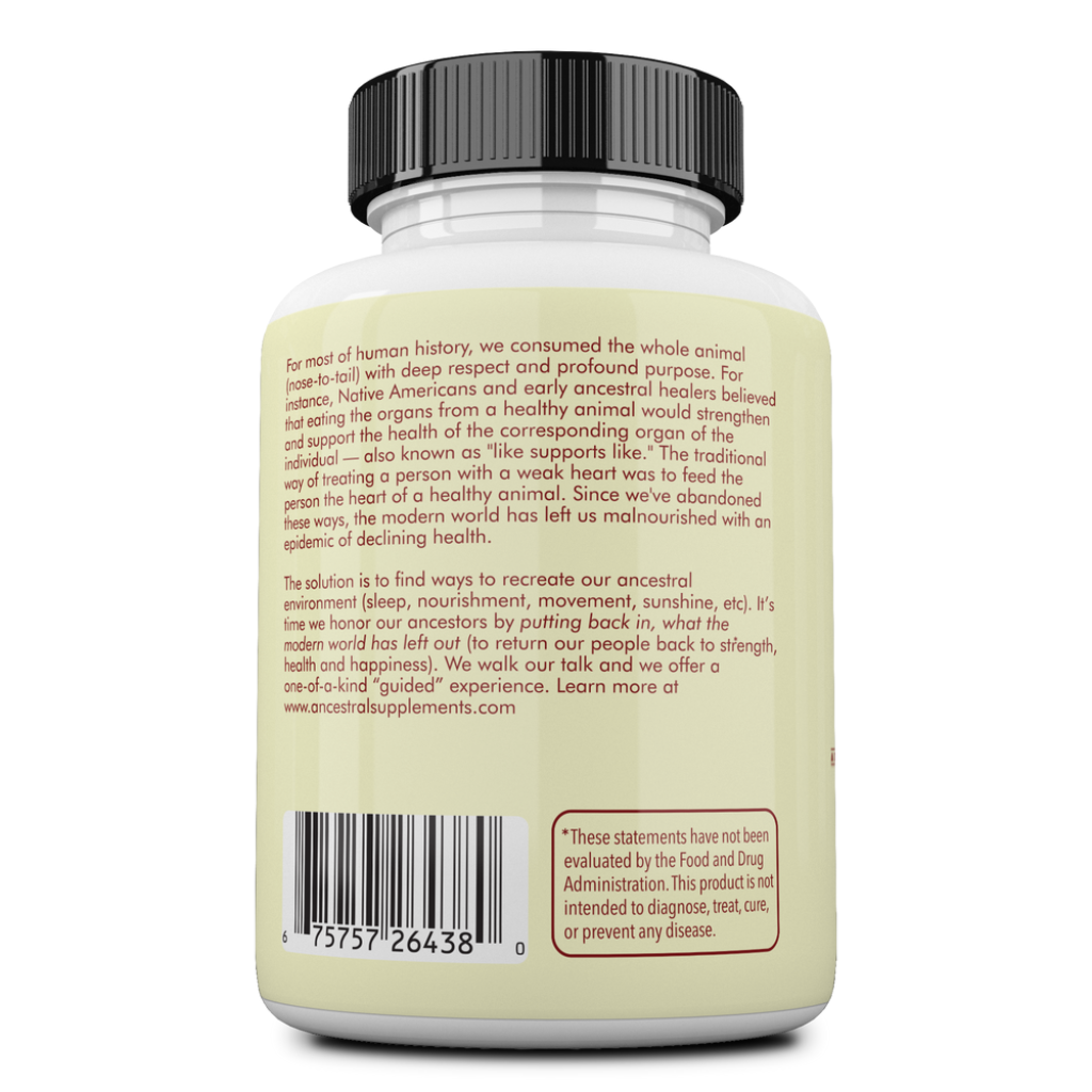 Ancestral Grass Fed Beef Adrenal