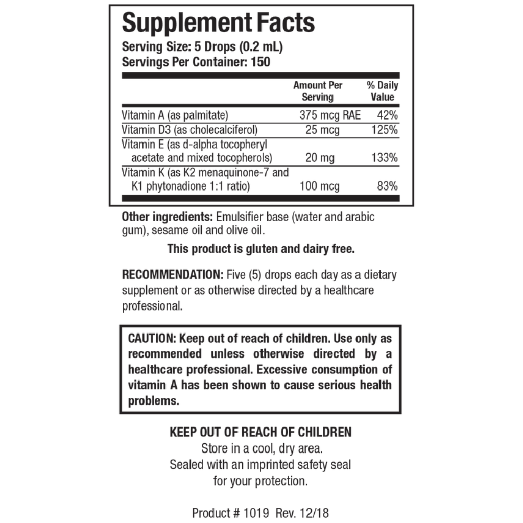 Bio-ADEK Mulsion (Balancing Essential Fatty Acids)