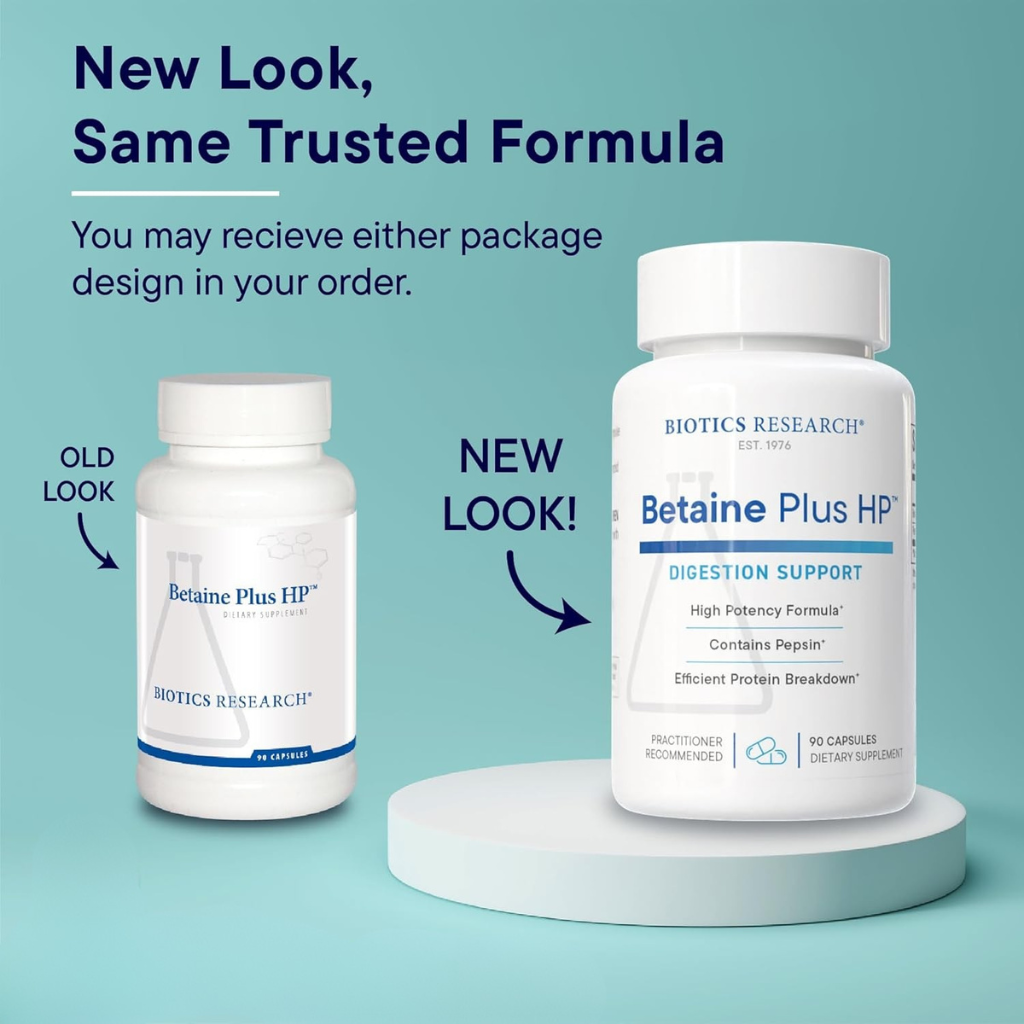 Betaine Plus HP (Stomach Acid - Stronger) - 90ct